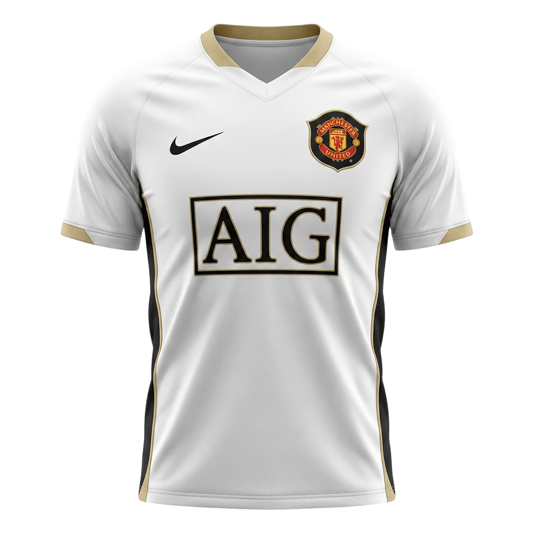 Camiseta retro de fútbol visitante del Manchester United 2006/07