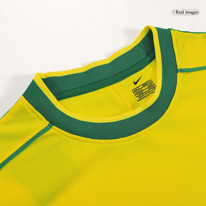 Camiseta retro de fútbol local de Brasil 1998