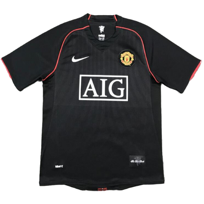 Camiseta retro de fútbol visitante del Manchester United 2007/08