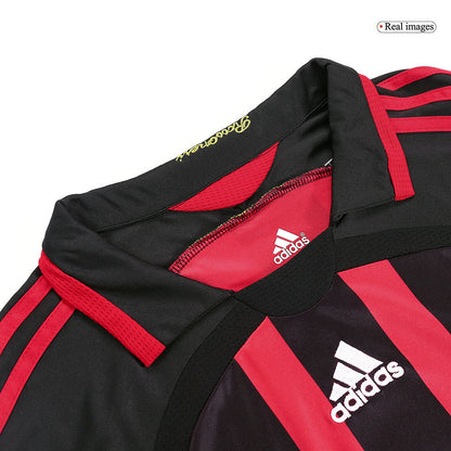 Camiseta de fútbol retro de manga larga de local del AC Milan 2006/07