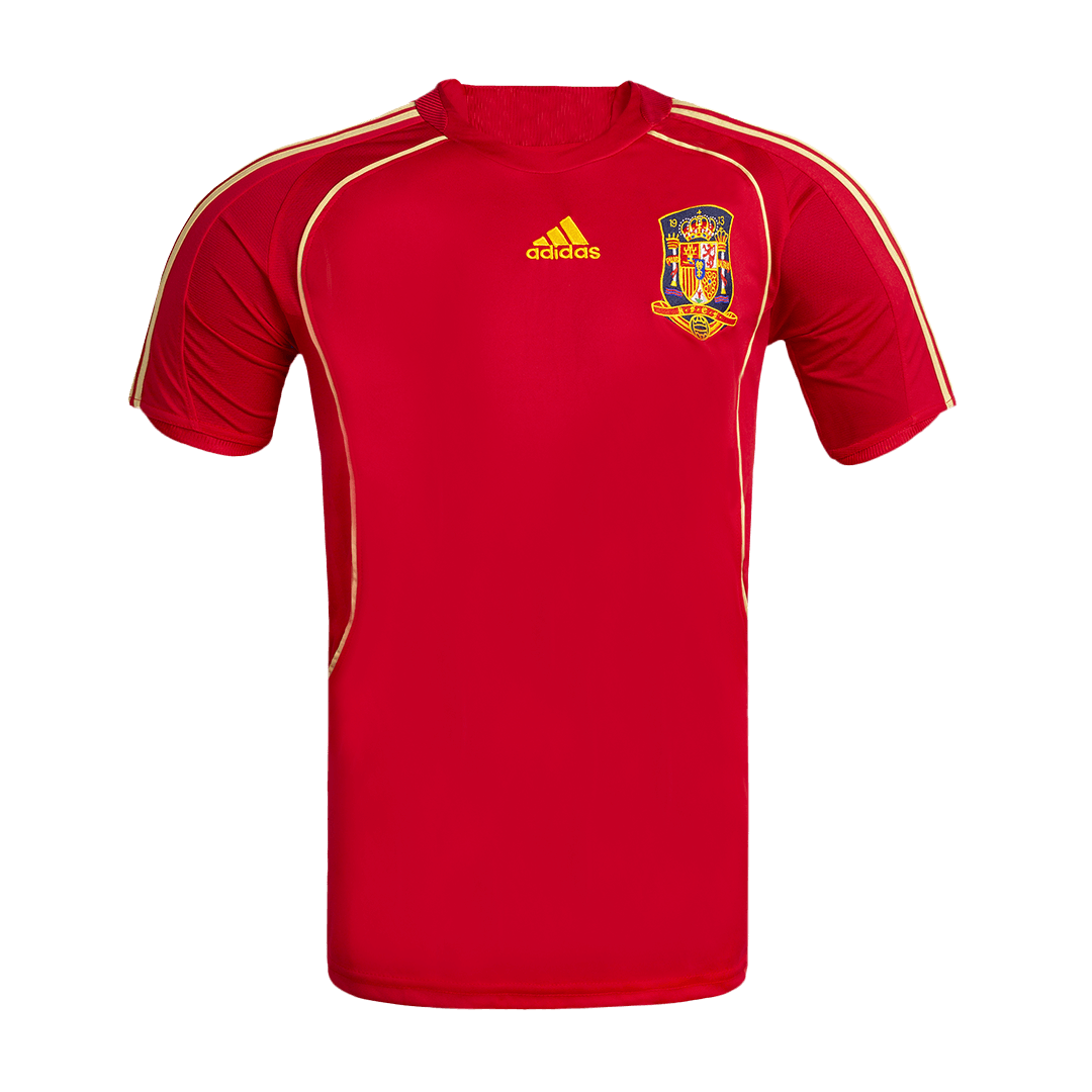 Camiseta retro de fútbol local de España 2008