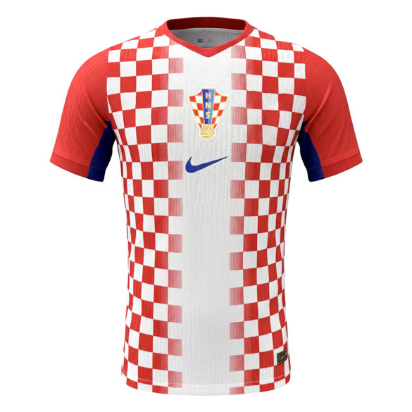 Camiseta de local de Croacia para hombre, Copa Mundial 2026 - Corte ajustado