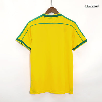 Camiseta retro de fútbol local de Brasil 1998