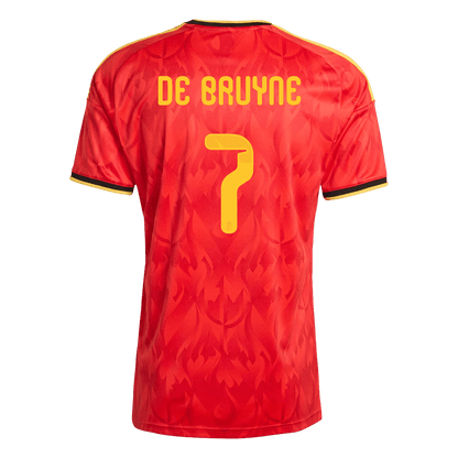 Camiseta de local para hombre de Bélgica DE BRUYNE #7 para el Mundial 2026