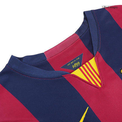 Camiseta de fútbol retro del Barcelona 2014/15 local