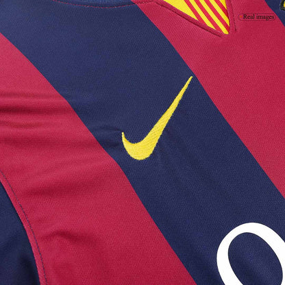 Camiseta de fútbol retro del Barcelona 2014/15 local