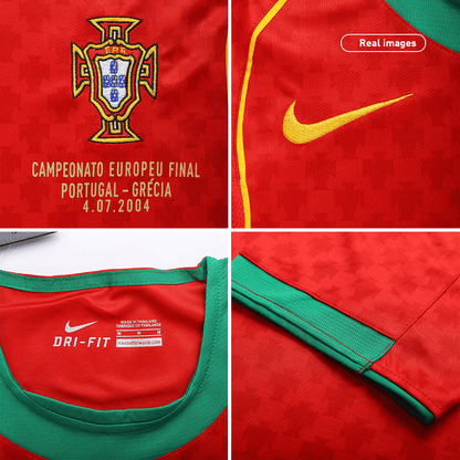 Camiseta retro de fútbol local de Portugal 2004 - Final de la Eurocopa