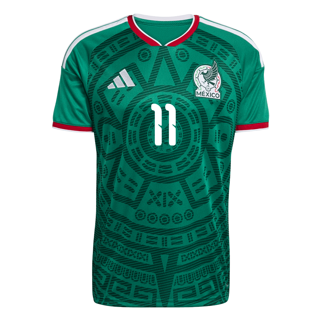 Camiseta de local de México S. Giménez #11 para el Mundial 2026 (categoría hombre)