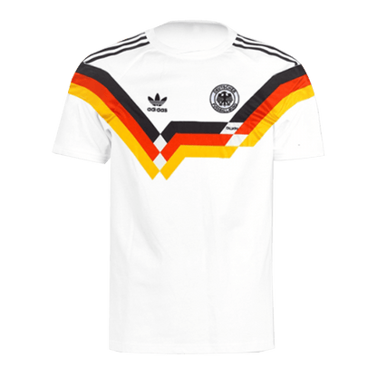 Camiseta retro de fútbol local de Alemania de 1990