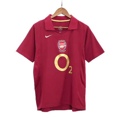 Camiseta retro de fútbol local del Arsenal 2005/06
