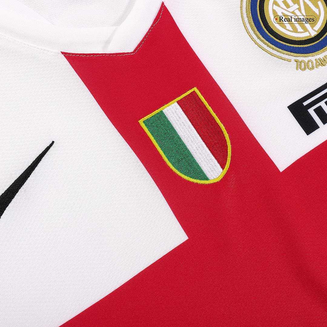 Camiseta retro de fútbol visitante del Inter de Milán 2007/08
