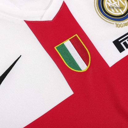 Camiseta retro de fútbol visitante del Inter de Milán 2007/08