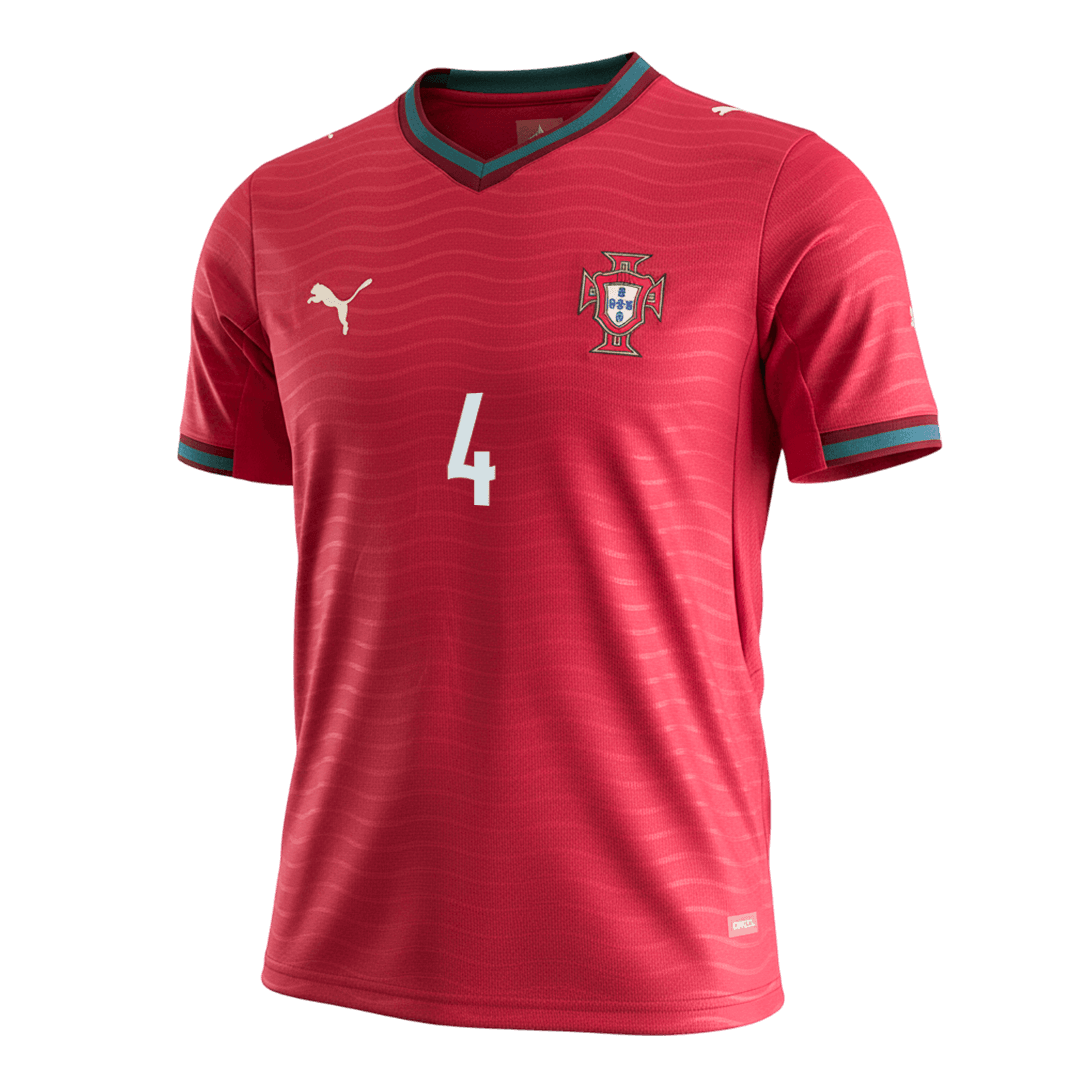 Camiseta Portugal RÚBEN DIAS Local #4 Hombre Copa Mundial 2026