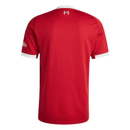 Camiseta de fútbol local del Liverpool 2025/26 roja