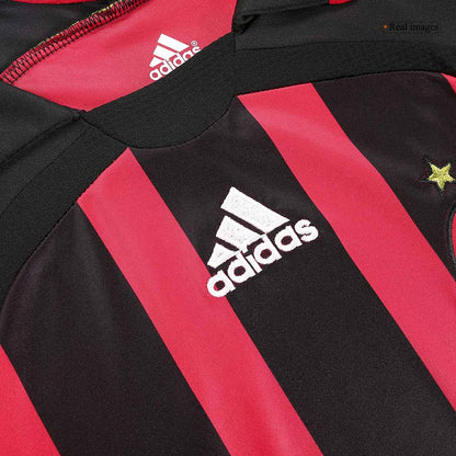 Camiseta de fútbol retro de manga larga de local del AC Milan 2006/07