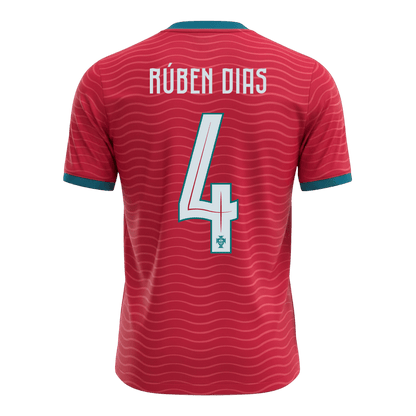 Camiseta Portugal RÚBEN DIAS Local #4 Hombre Copa Mundial 2026