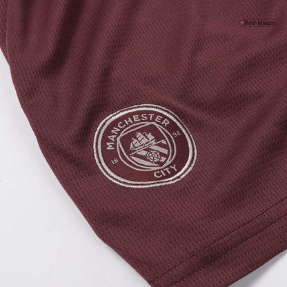 Kit de fútbol infantil de visitante del Manchester City (Kit y pantalón corto) 2024/25
