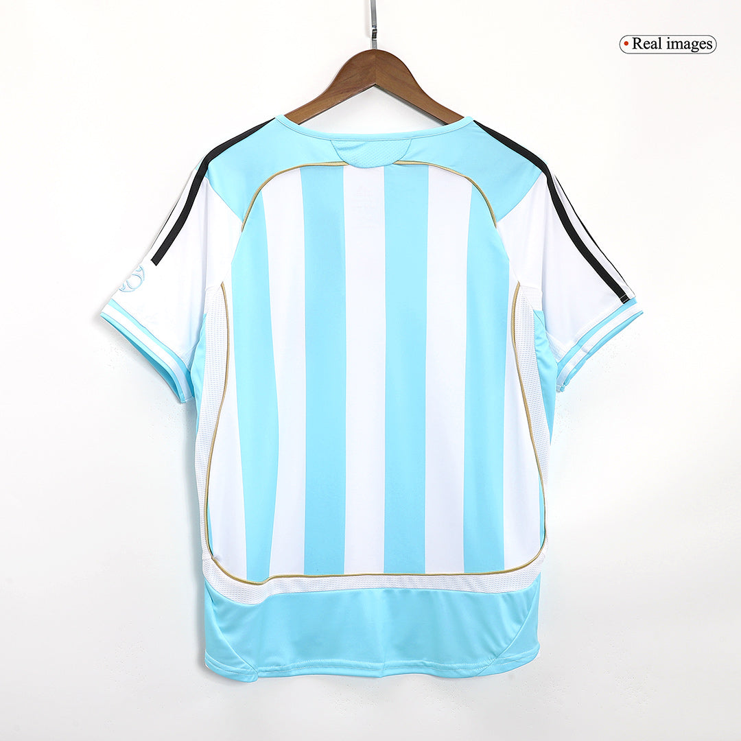 Camiseta retro de fútbol local de Argentina 2006