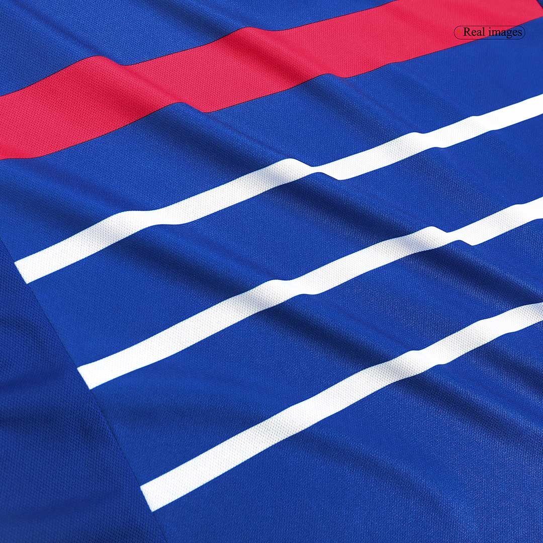 Camiseta retro de fútbol local de Francia 1998