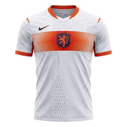 Camiseta de visitante de los Países Bajos para hombre, versión Mundial 2026 - Corte ajustado