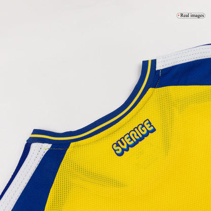 Camiseta de local de Suecia para hombre, versión Mundial 2026 - Corte ajustado