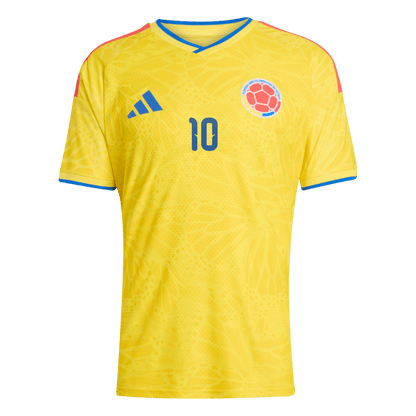Camiseta de local de Colombia para hombre, JAMES #10, Copa Mundial 2026 - Corte ajustado