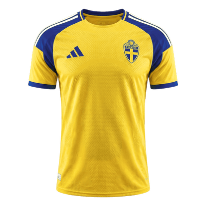 Camiseta de local de Suecia para hombre, versión Mundial 2026 - Corte ajustado