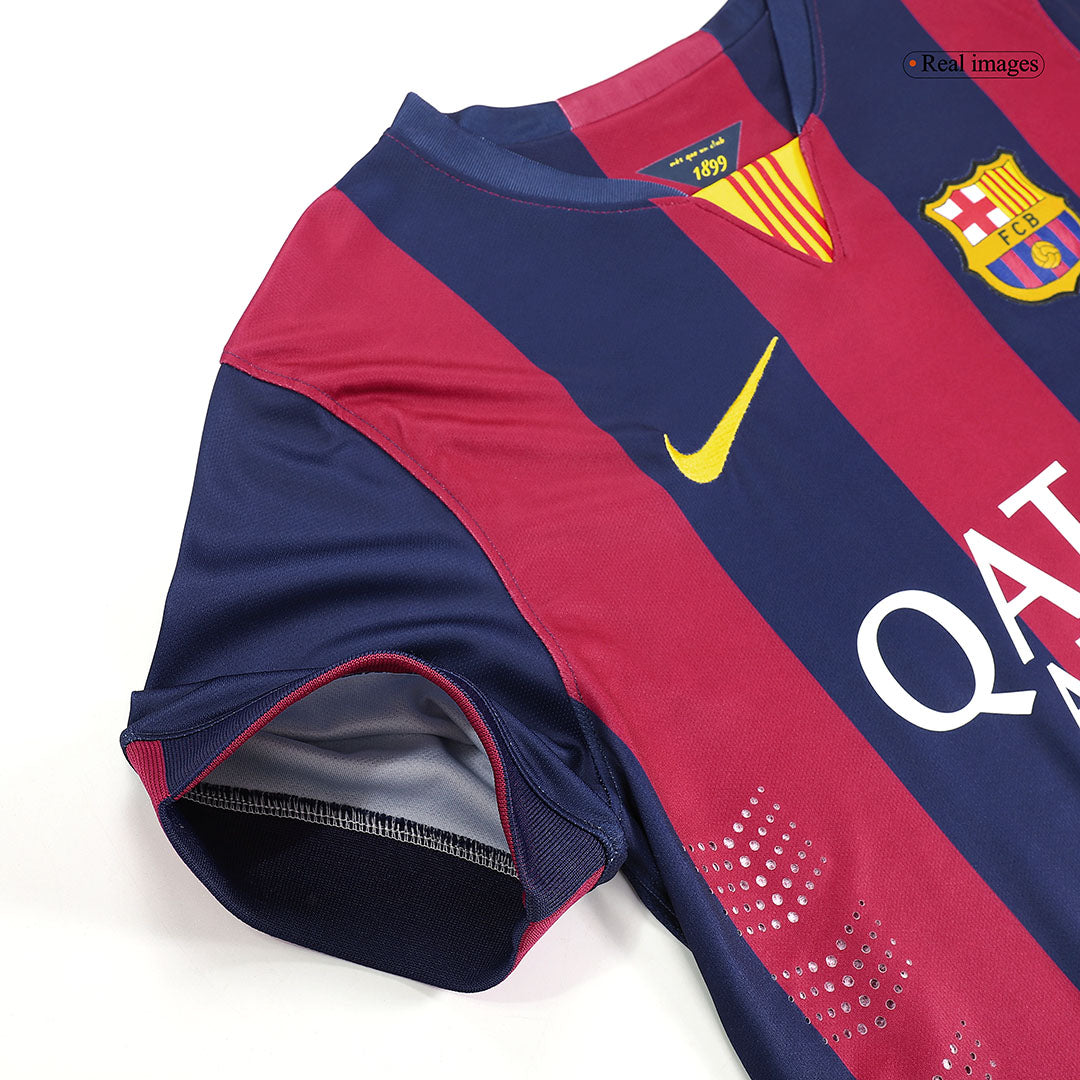 Camiseta de fútbol retro del Barcelona 2014/15 local