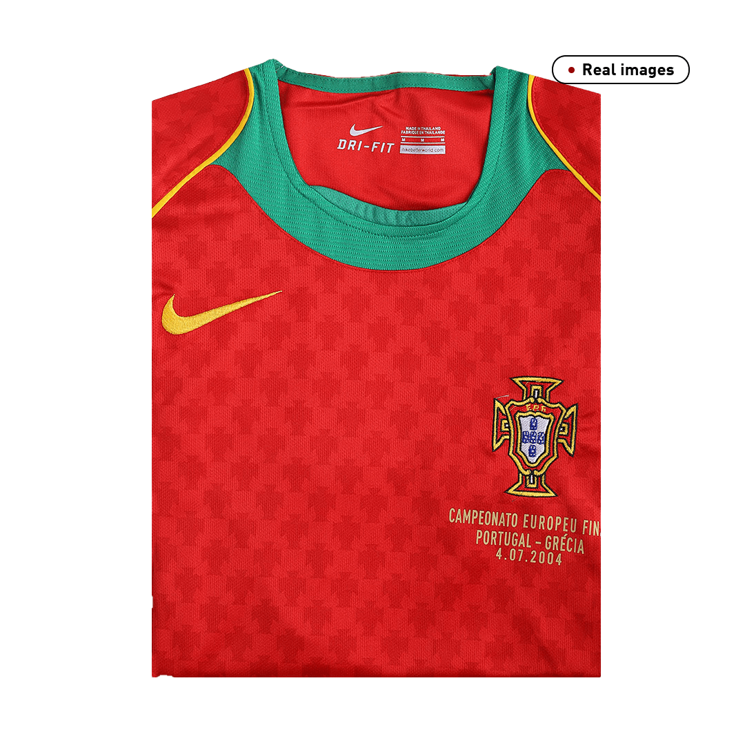 Camiseta retro de fútbol local de Portugal 2004 - Final de la Eurocopa