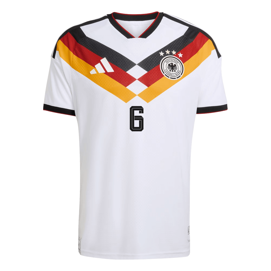 Camiseta de local de Alemania para hombre, KIMMICH #6, Copa Mundial 2026 - Corte ajustado