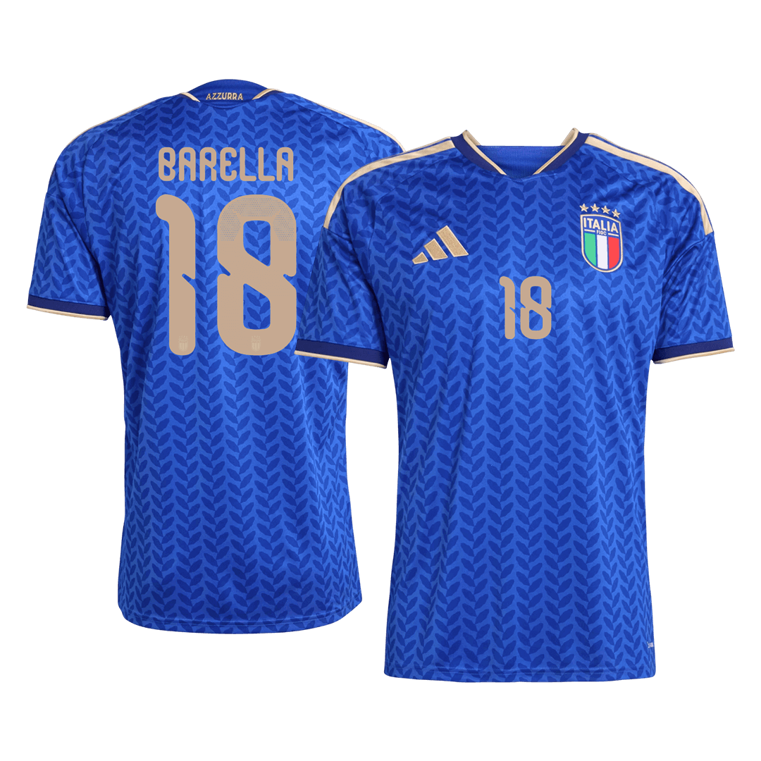 Camiseta de local de Italia BARELLA #18 para el Mundial 2026 (hombre)