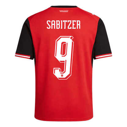 Camiseta de local de Austria SABITZER para hombre, número 9, Copa del Mundo 2026
