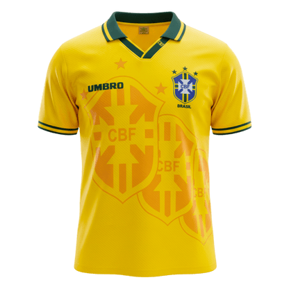 Camiseta retro de fútbol local de Brasil 1994