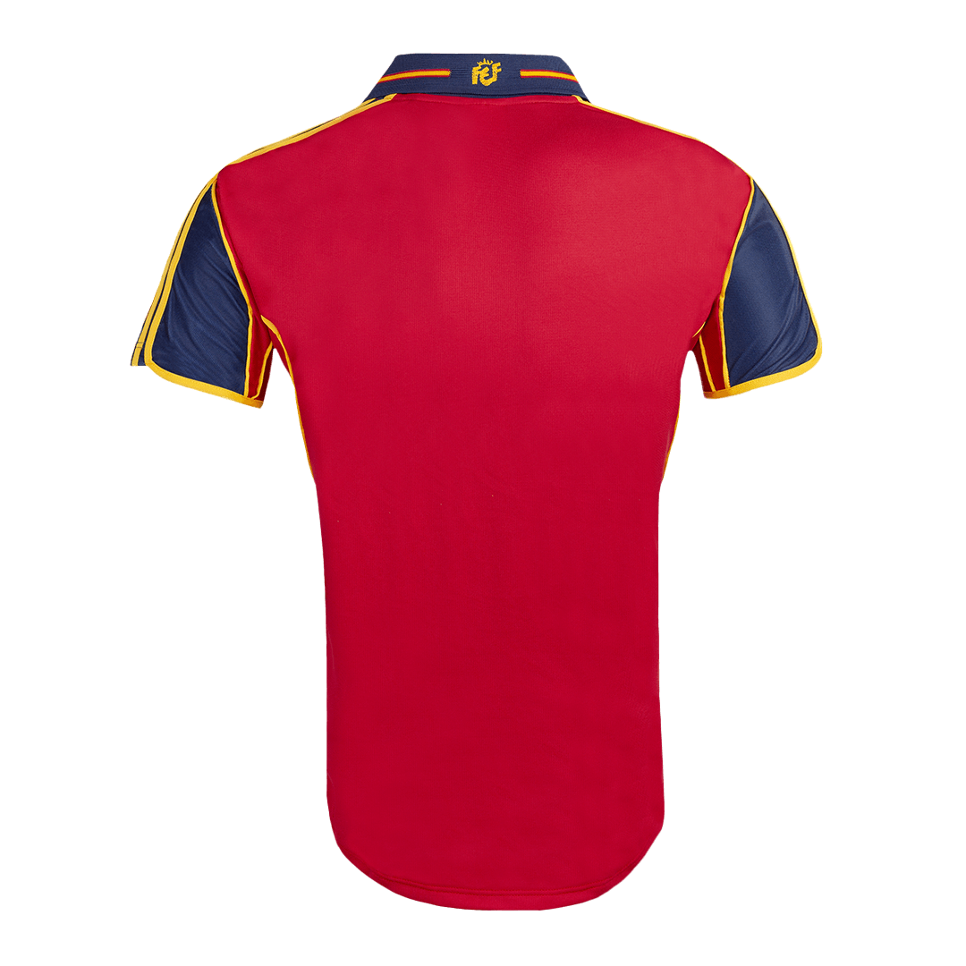 Camiseta de fútbol retro de la selección española de fútbol local del año 2000