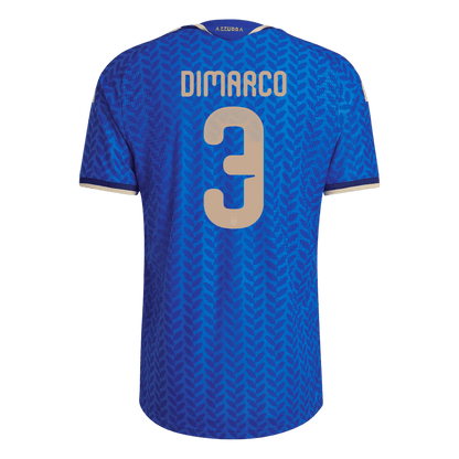 Camiseta de local de Italia para hombre, DIMARCO #3, Copa Mundial 2026 - Corte ajustado