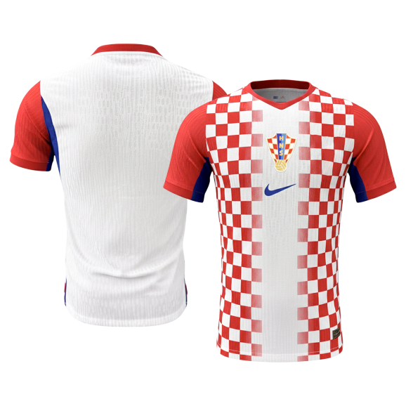 Camiseta de local de Croacia para hombre, Copa Mundial 2026 - Corte ajustado