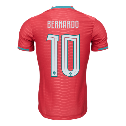 Camiseta de local de Portugal para hombre, Bernardo #10, Copa Mundial 2026 - Corte ajustado