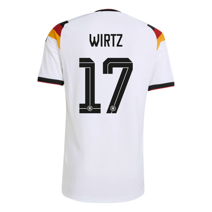 Camiseta de local de Alemania WIRTZ #17 para hombre, Copa Mundial 2026 - Corte ajustado