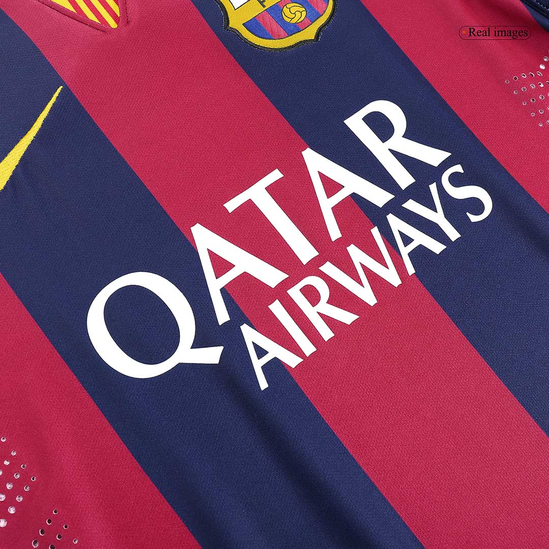 Camiseta de fútbol retro del Barcelona 2014/15 local