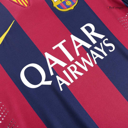 Camiseta de fútbol retro del Barcelona 2014/15 local