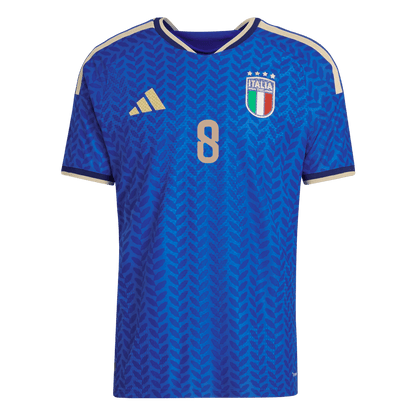 Camiseta de local de Italia TONALI #8 para hombre, Copa Mundial 2026 - Corte ajustado