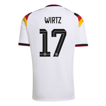 Camiseta de local de Alemania WIRTZ para hombre, número 17, Copa del Mundo 2026