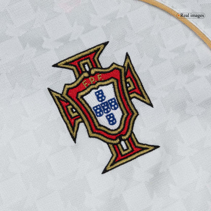 Camiseta retro de fútbol de visitante de Portugal 2004