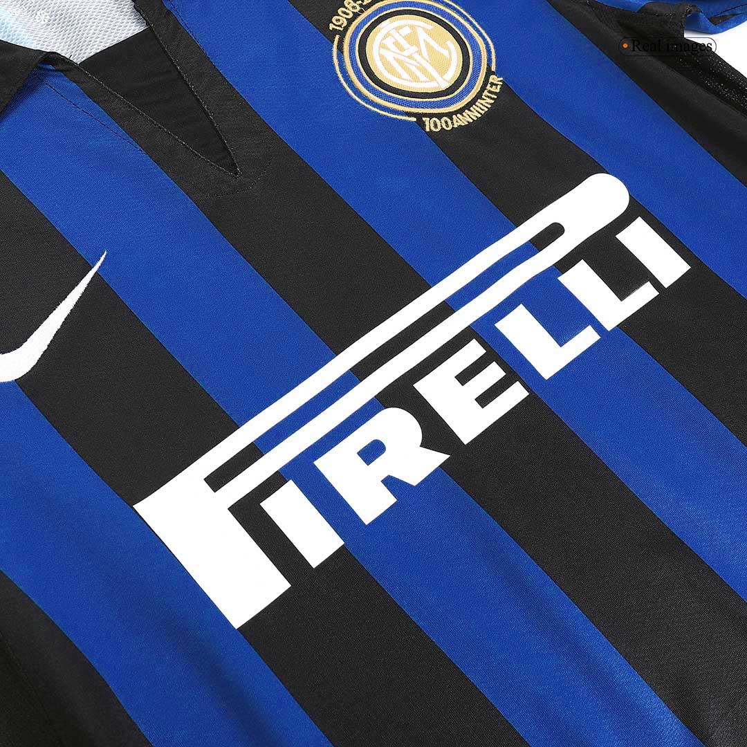 Camiseta retro de fútbol local del Inter de Milán 2007/08