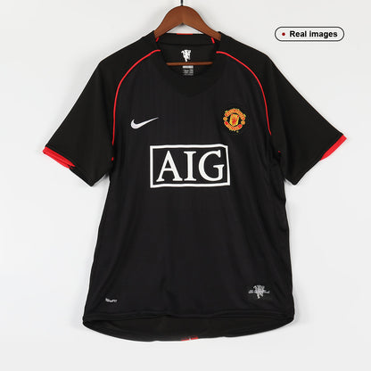 Camiseta retro de fútbol visitante del Manchester United 2007/08