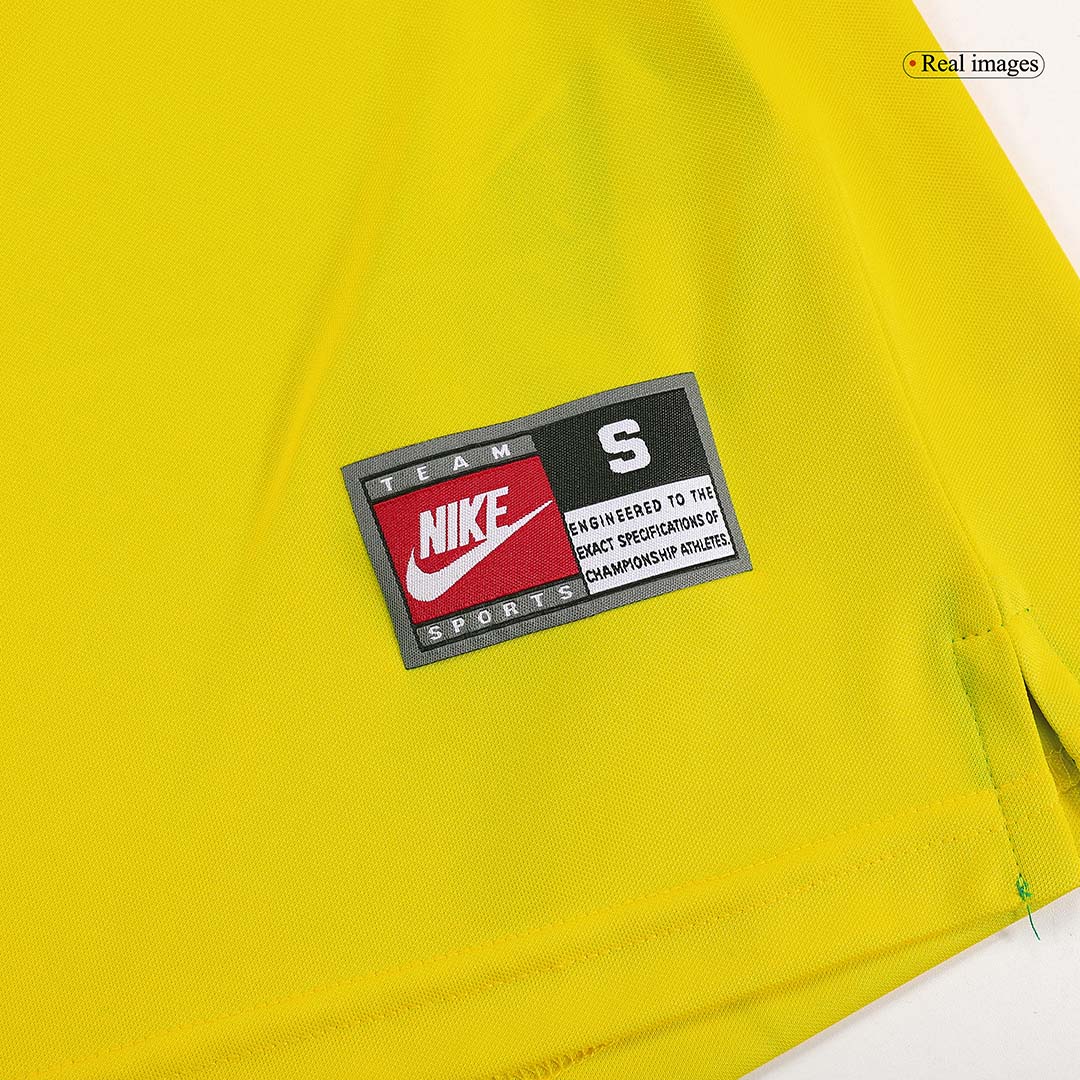 Camiseta retro de fútbol local de Brasil 1998
