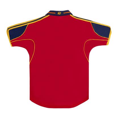 Camiseta de fútbol retro de la selección española de fútbol local del año 2000