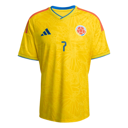 Camiseta Colombia LUIS DíAZ Local #7 Hombre Copa Mundial 2026
