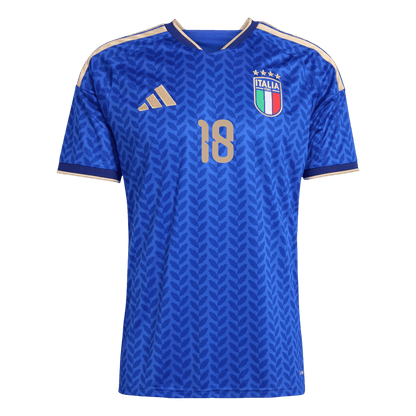 Camiseta de local de Italia BARELLA #18 para el Mundial 2026 (hombre)