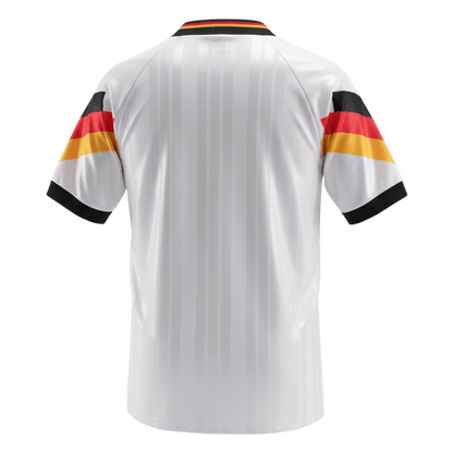 Camiseta retro de fútbol local de Alemania de 1992